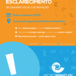Informação e Cartaz para Sessão de Esclarecimento Microninho ISI