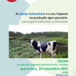 Divulgação das Zonas Vulneráveis, a realizar na Cooperativa Agrícola da Tocha (Armazéns/Andrades)