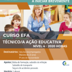 Divulgação Curso EFA Nível IV – Técnico de Ação Educativa